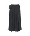 Viktoria Chan Larissa' Pleated Maxi Skirt In Black