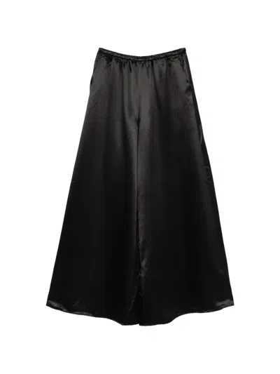 Viktoria Chan Lyra Wide-leg Trousers In Black