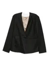 Viktoria Chan Panelled Blazer In Black