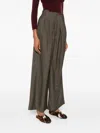 Viktoria Chan Pleated Trousers In Gray