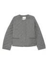 Viktoria Chan Quilted Puffer Jacket In Gray