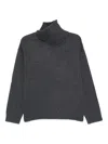 Viktoria Chan Roll-neck Sweater In Gray