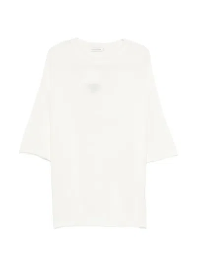 Viktoria Chan Tatiana Short-sleeve Sweater In Metallic