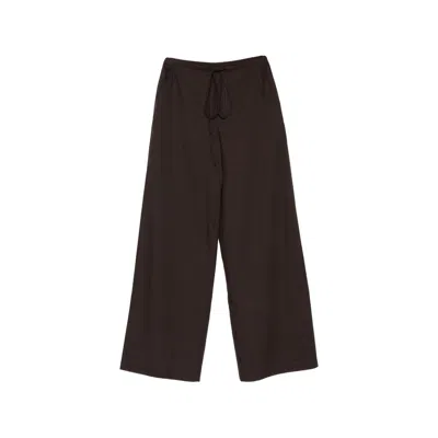 Viktoria Chan Trousers In Brown