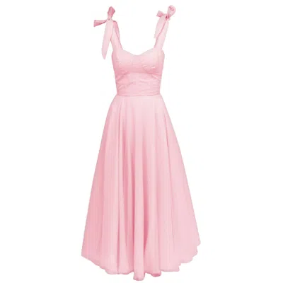 Viktoriabolla Women's Pink Soft Grace Tulle Dress