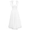 Viktoriabolla Women's Sparkling White Tulle Dress In White