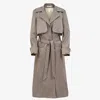 Viktoriabolla Women's V B Trench Coat Grey In Gray