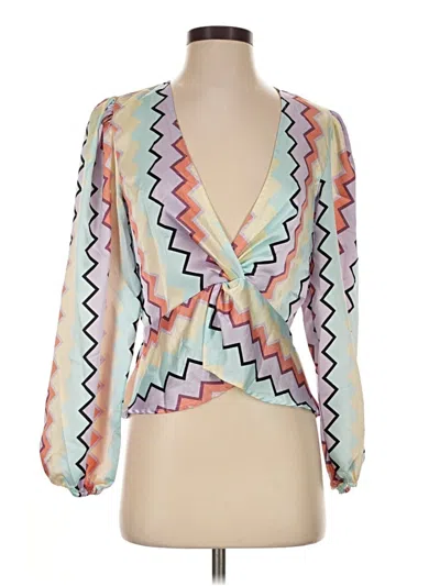 Pre-owned Vila 3/4 Sleeve Blouse In Ivory