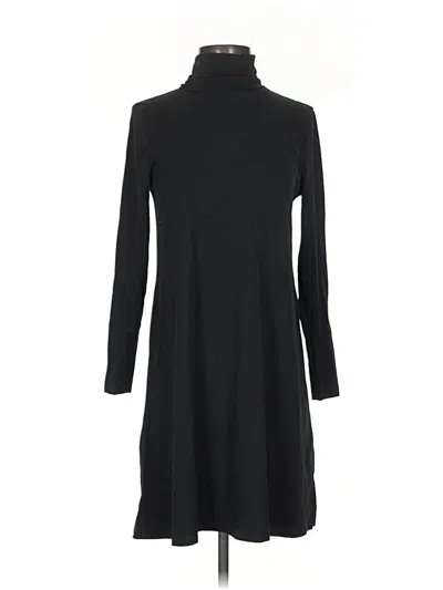 Pre-owned Vila Casual Dress In Black