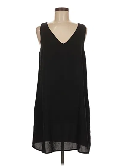 Pre-owned Vila Casual Dress In Black