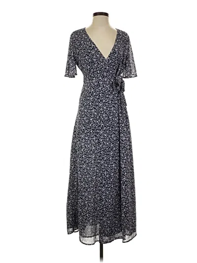 Pre-owned Vila Casual Dress In Blue