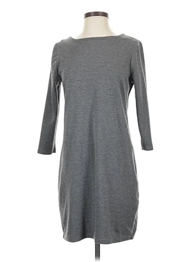 Pre-owned Vila Casual Dress In Gray