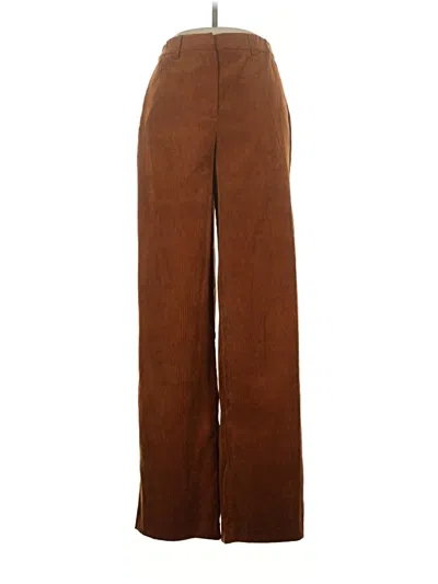 Pre-owned Vila Casual Pants In Brown