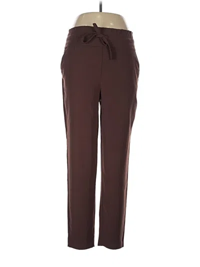 Pre-owned Vila Casual Pants In Brown