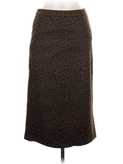 Vila Casual Skirt In Brown
