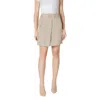 Vila Clothes Beige Cotton Mini In Neutral