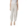 Vila Clothes Cream Viscose Pant In White