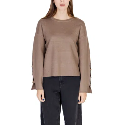 Vila Clothes Viscose Tops & Women's T-shirt In Grey