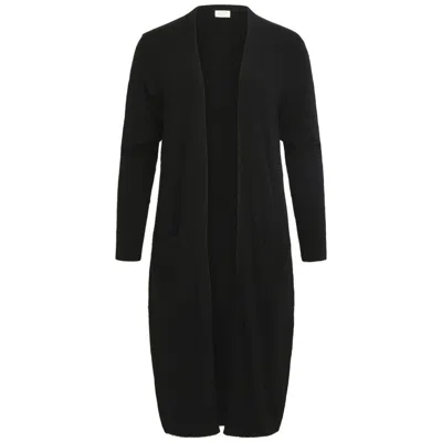 Vila Clothes Nylon Women's Cardigan In Black