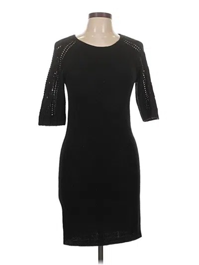 Pre-owned Vila Cocktail Dress In Black