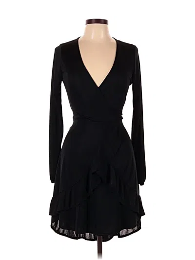 Pre-owned Vila Cocktail Dress In Black