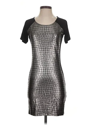 Pre-owned Vila Cocktail Dress In Silver