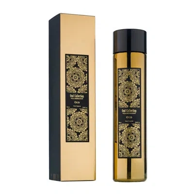 Vila Hermanos Reed Diffuser Oud Collection 750ml Gold Oud 2.95 Diam. X 13.39 In In Black