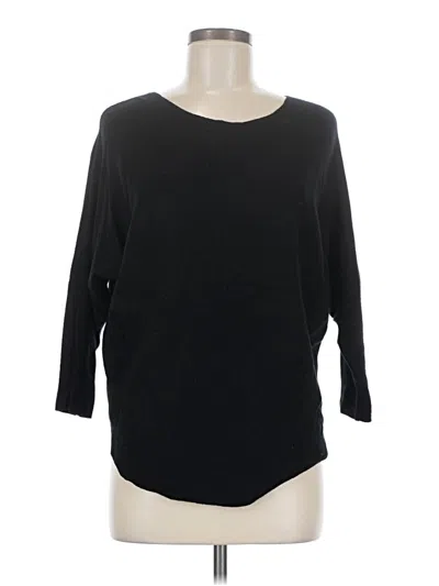 Pre-owned Vila Milano 3/4 Sleeve Top Black Boatneck Tops