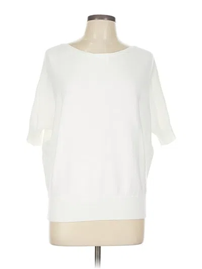 Pre-owned Vila Milano 3/4 Sleeve T-shirt In White