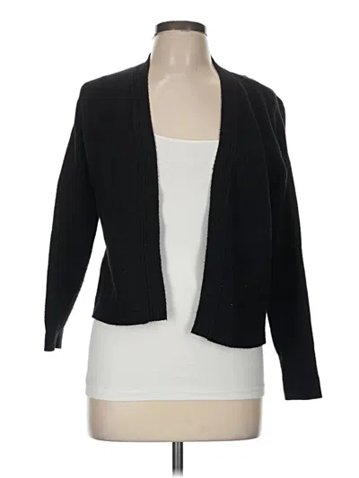 Pre-owned Vila Milano Cardigan Sweater In Black
