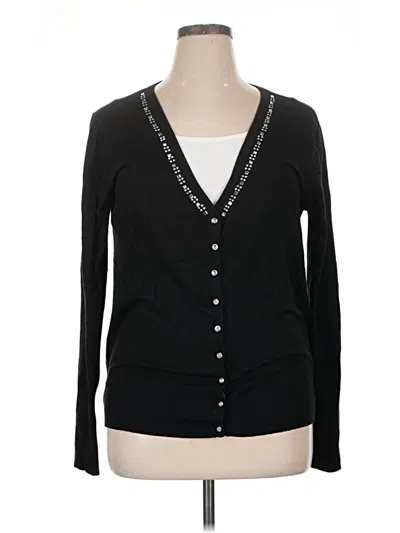 Pre-owned Vila Milano Cardigan Sweater In Black