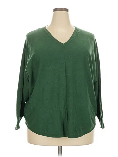 Pre-owned Vila Milano Cardigan Sweater In Green