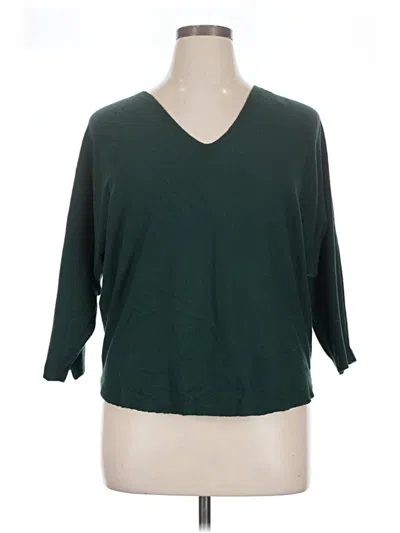 Pre-owned Vila Milano Cardigan Sweater In Green