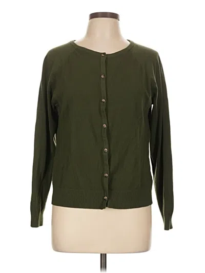 Pre-owned Vila Milano Cardigan Sweater In Green