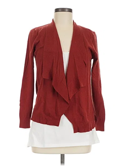 Pre-owned Vila Milano Cardigan Sweater In Red