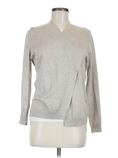 Pre-owned Vila Milano Cardigan Sweater In Silver