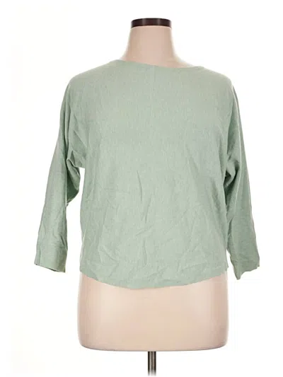Pre-owned Vila Milano Long Sleeve T-shirt In Green