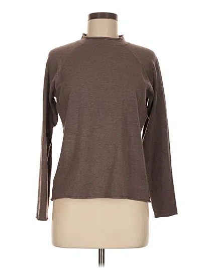 Pre-owned Vila Milano Long Sleeve Turtleneck In Brown