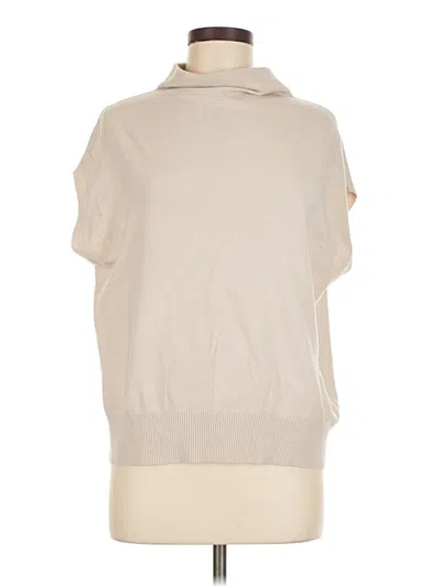 Pre-owned Vila Milano Poncho In Tan