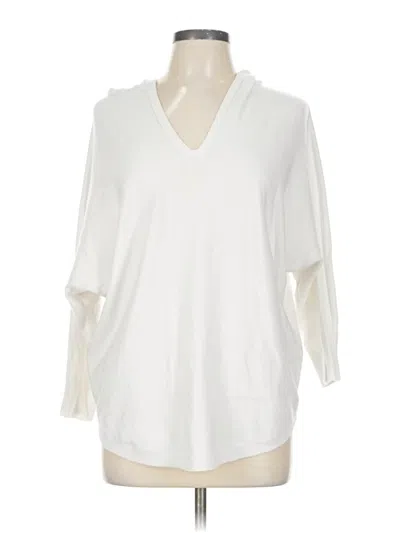 Pre-owned Vila Milano Poncho In White