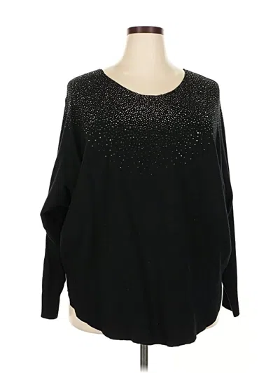 Pre-owned Vila Milano Pullover Sweater In Black