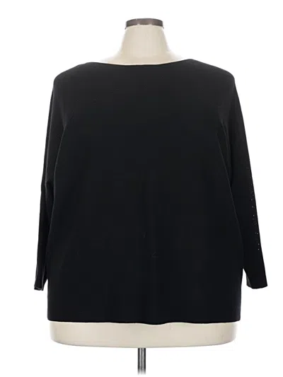Pre-owned Vila Milano Pullover Sweater In Black
