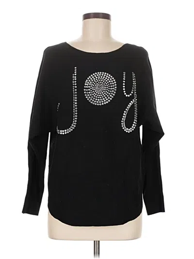 Pre-owned Vila Milano Pullover Sweater In Black