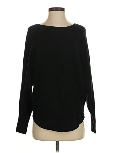 Pre-owned Vila Milano Pullover Sweater In Black