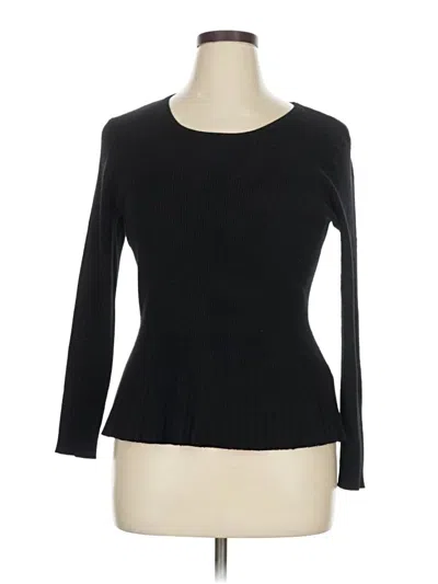 Pre-owned Vila Milano Pullover Sweater In Black