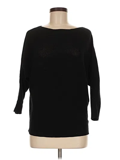 Pre-owned Vila Milano Pullover Sweater In Black