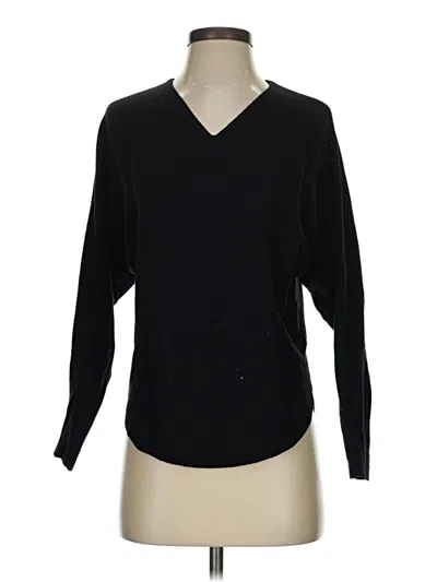 Pre-owned Vila Milano Pullover Sweater In Black