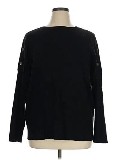 Pre-owned Vila Milano Pullover Sweater In Black