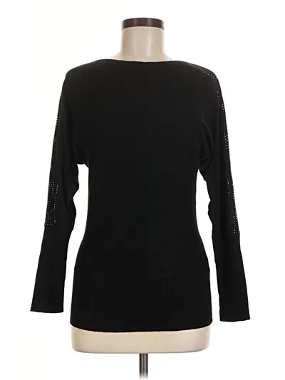 Pre-owned Vila Milano Pullover Sweater In Black