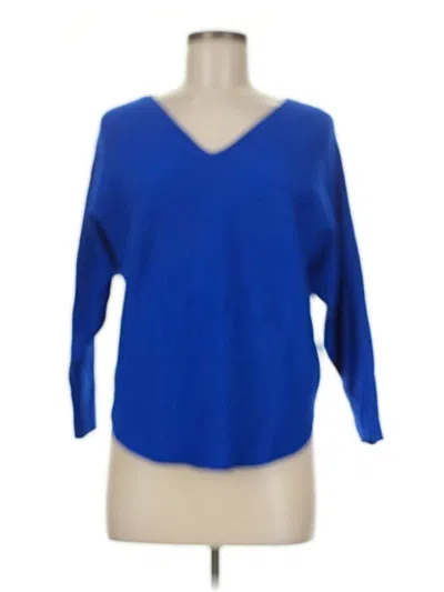Pre-owned Vila Milano Pullover Sweater In Blue